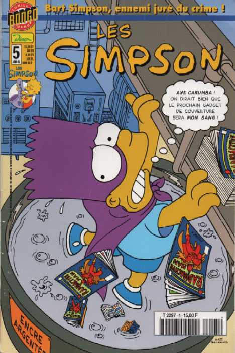 Scan de la Couverture Simpson n 5